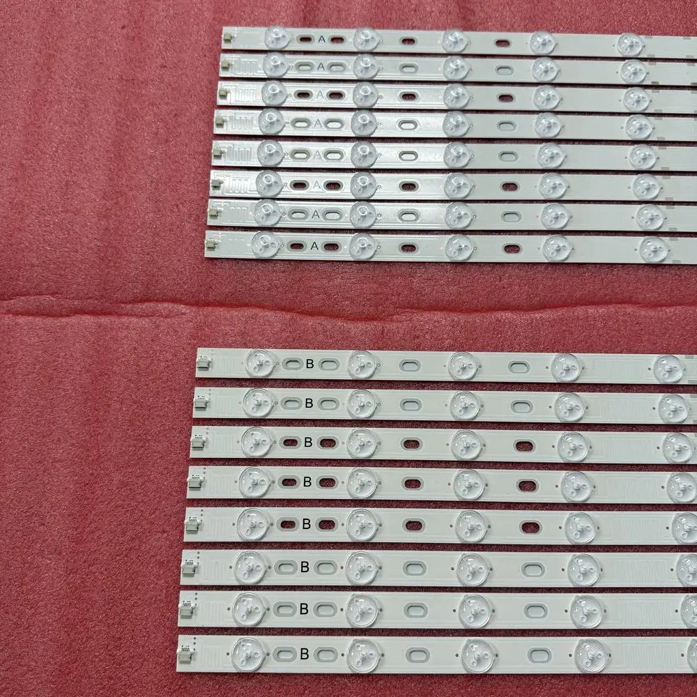 bandes led blanc perforations moderne éclairage aluminium sans cable fixations autres