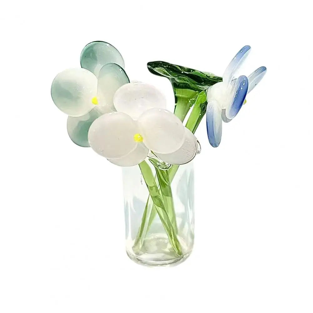 bouquet fleurs artificiel rose vert violet blanc rouge minimaliste maison