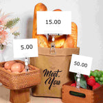 clips transparents prix etiquettes doubles affichages supports étiquettes modernes supermarché