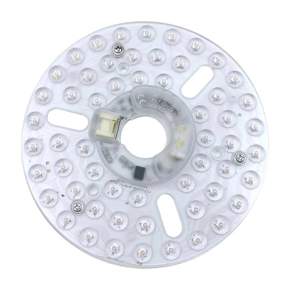 plaque led moderne blanc diodes rond adhésif 100mm 125mm 160mm circuit intégré