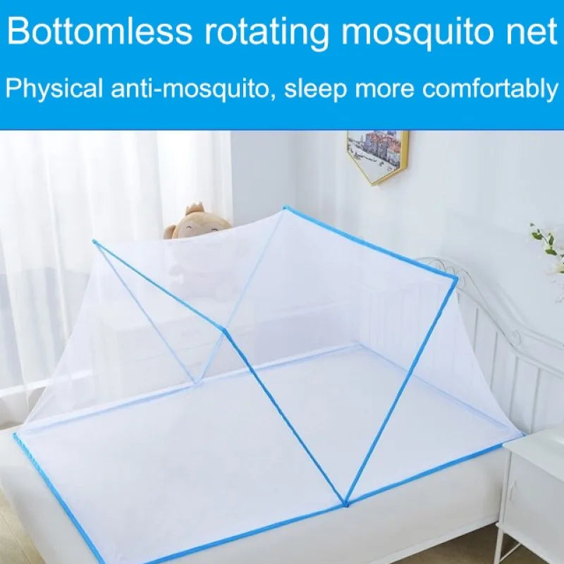 filet anti moustiques pliable transparent bleu clair maille fine moderne