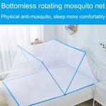 filet anti moustiques pliable transparent bleu clair maille fine moderne