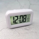horloge numérique moderne rétroéclairée led quartz blanc noir vert rose bleu lcd