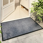tapis sol antidérapant gris marron noir texturé stries verticales moderne minimaliste PVC non slip