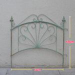grille jardin art nouveau vert blanc support plante cloison décorativeextérieur facile assembler