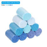 tampons toilette bleu clair bleu bleu marine tissés doux opaques utilitaires simples