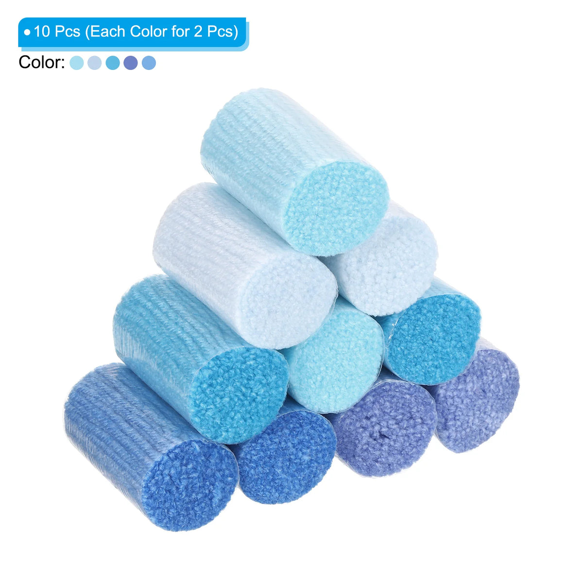 tampons toilette bleu clair bleu bleu marine tissés doux opaques utilitaires simples
