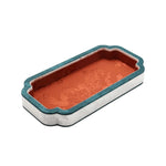 boîtes bijoux imprimé floral violet noir orange vert classique respectueux environnement pastorale rechargeableABCDEFGHIJKL