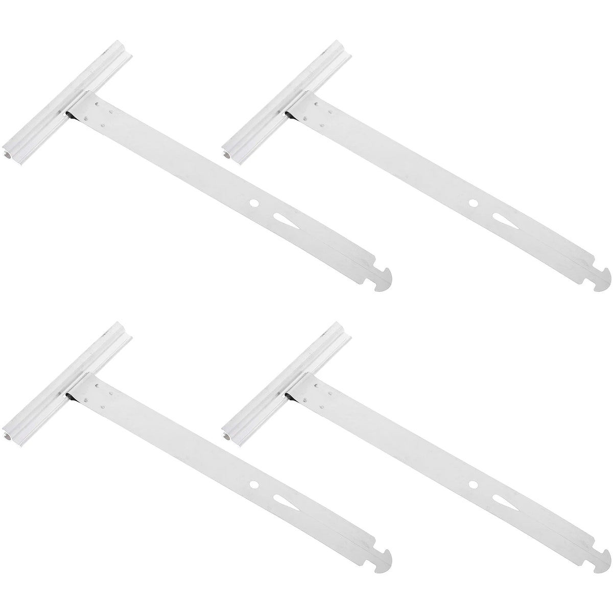 supports murals blancs modernes tringles rideaux acier inoxydable fixations rideaux porte rideaux