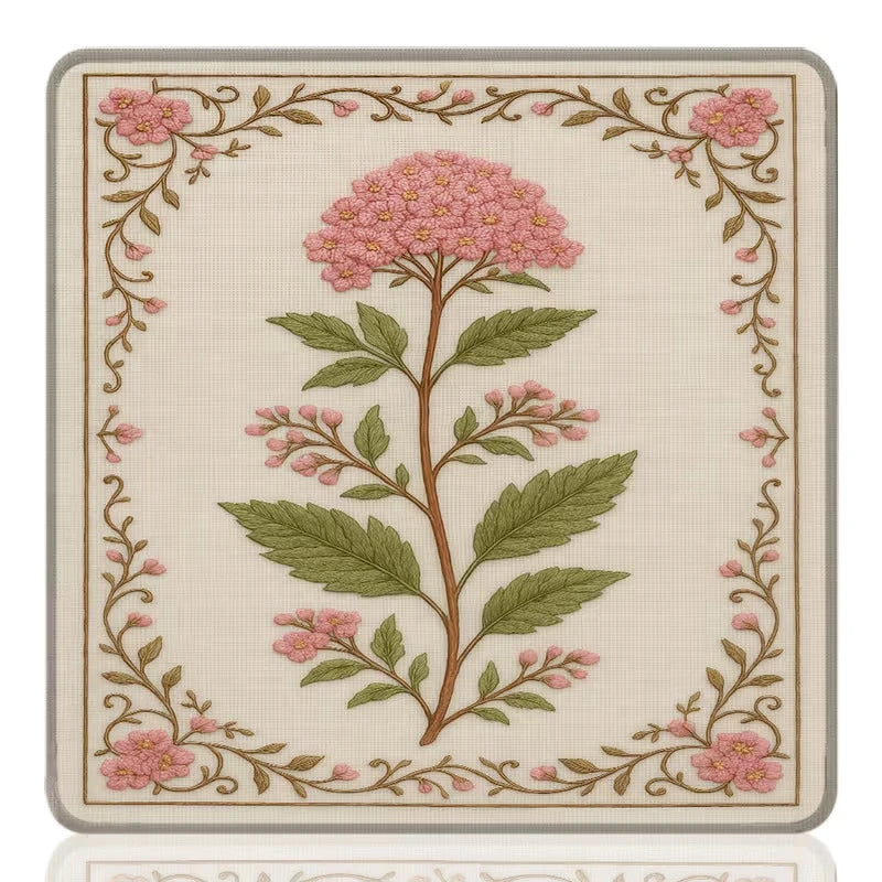 tapis table floral motif persan antidérapant lavable jeu mahjong tarot salon maison