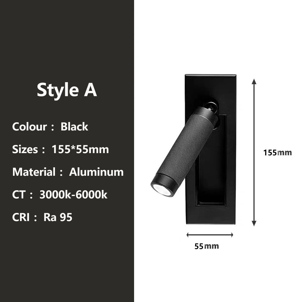 lampe table pliable moderne fixée mur noir or gris texture tissée éclairage quotidien led