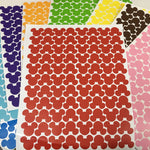 autocollants tête mickey mouse couleur bleu vert rouge rose noir simples chambre enfants decoration