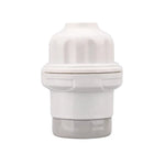 support lampe céramique blanc motif texturé moderne douille E27 vissage ampoule LED industriel fixe