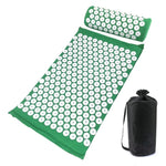 tapis massage acupuncturé violet bleu marine vert rondelles blanches moderne sac rangement