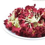 pétales séchés naturels rouge vif jaune clair texture fibreuse décoration maison anniversaire baby shower