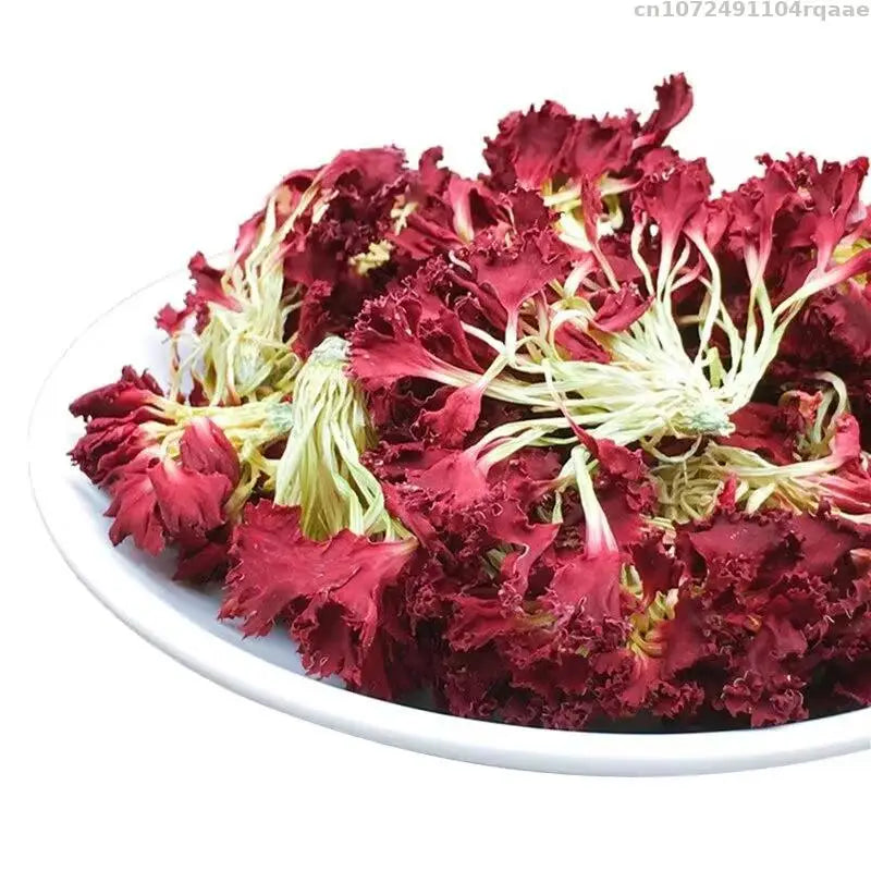 pétales séchés naturels rouge vif jaune clair texture fibreuse décoration maison anniversaire baby shower