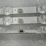 bande lumineuse led blanc ronde translucent moderne connecteur rondelles télévision
