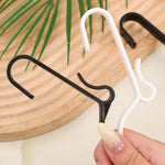 crochet mural multiusage noir blanc moderne adhésif organisateur maison suspendu porte manteau trousseau clés