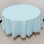 nappe table ronde uni bleue verte rose moderne opaques 213cm discothèque événement anniversaire
