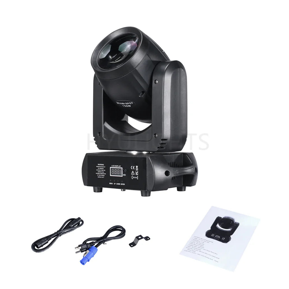 projecteur led spot mobile 150w gobo pan tilt scène dj moderne