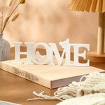 décoration maison lettres blanc silhouette mickey minimaliste table chambre salon entrée