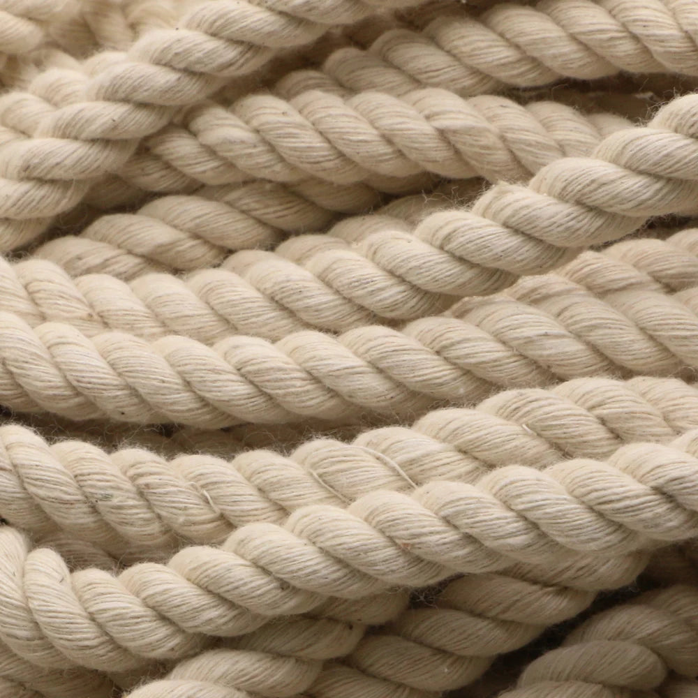 corde coton torsadée 3mm 4mm 5mm 6mm 10mm rustique sac vêtement textile maison