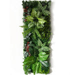 plante artificielle décorative fleurs rouges blanches jardin intérieur extérieur