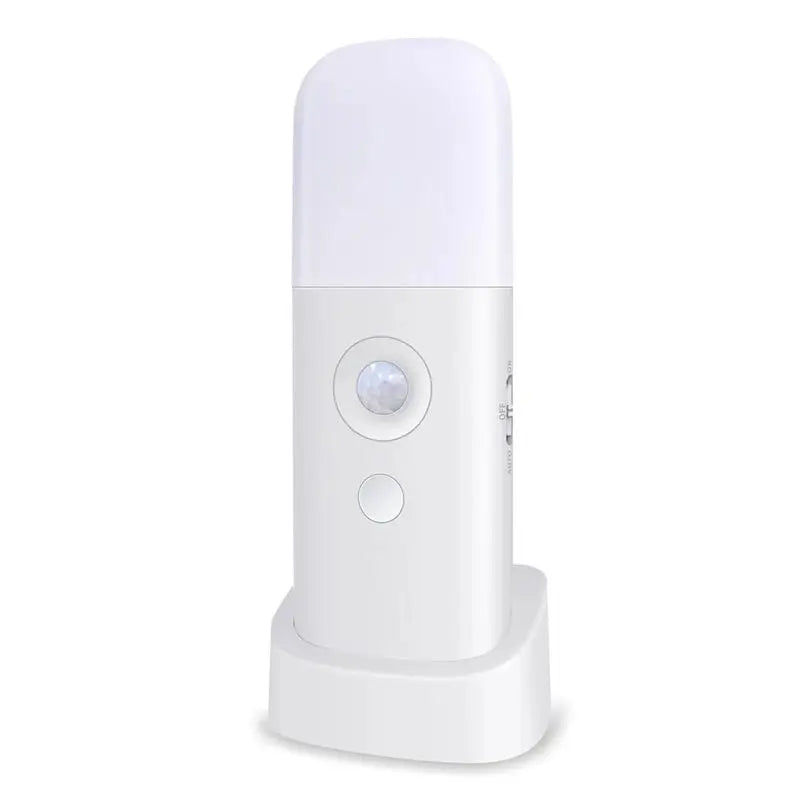 veilleuse led détecteur mouvement rechargeable usb blanc jaune moderne chambre table