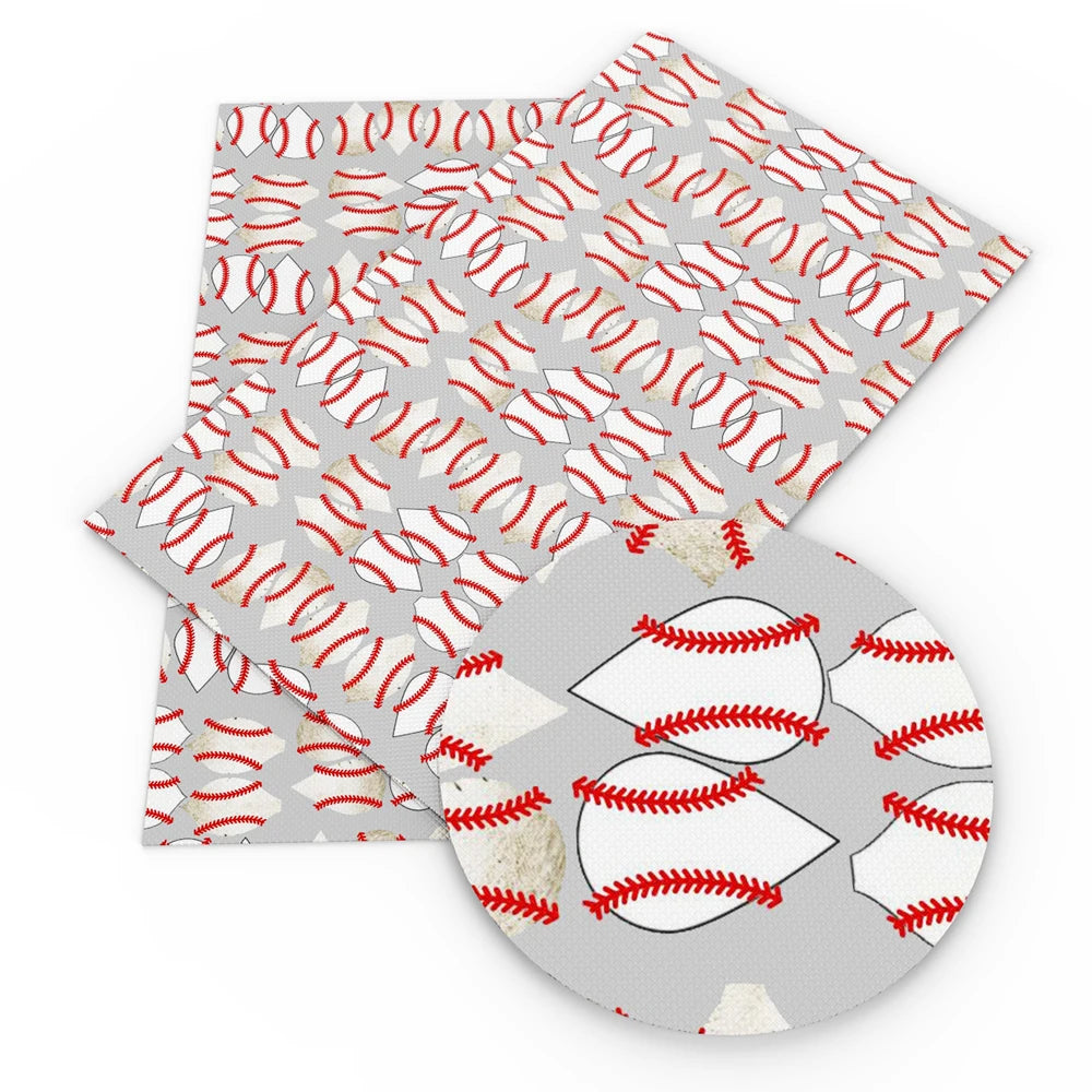 tissu imprimé sport boules baseball basket football coton polyester bricolage couture décoration maison