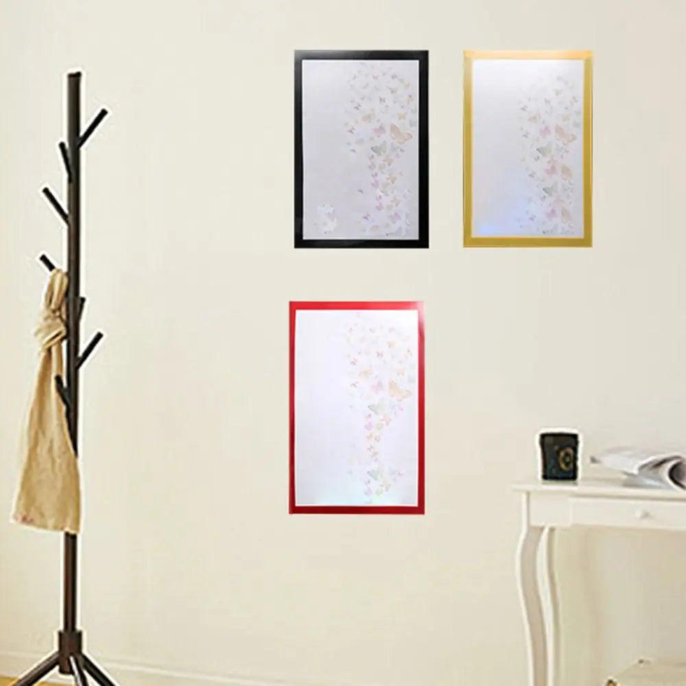 cadre magnétique présentation adhésif doux A4 A3 couleur jaune blanc rouge noir papier motifs