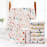 couverture bébé coton géométrique unicorns rainbows fruits moderne four seasons