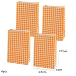 serviettes papier festives carreaux fruits pommes poires anniversaire mariage printemps orange rose