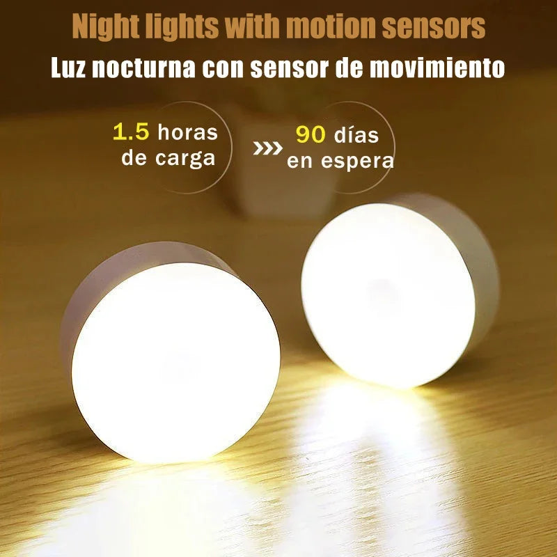 lampe nuit blanche moderne rechargeable sans fil invisible lumière led flux lumineux moins soixante
