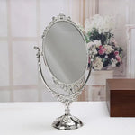 miroir ovale or floral classique dressing sans luminaire rotationnable maison