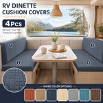 couvre siège camping car gris jacquard moderne lavable polyester simple