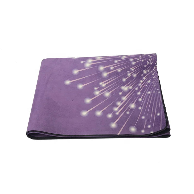 serviettes yoga imprimées floral abstrait géométrique moderne turquoise noir violet rose bleu vert