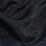 tissu coton noir texturé rayures verticales 145cm large décoration bricolage artisanal respirant plain