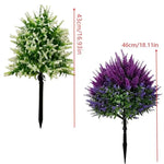 arbre artificiel violet feuilles vertes fleurs patio moderne jardin extérieur piquet fixéextérieur decoration anniversaire