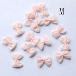 rubans nœuds couleur rose pâle beige clair vert pastel décoratifs élégants écologiques polyester tissu