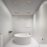 spots led encastrables sans bords blanc marron moderne 95 100mm 75 85mm led 4000k