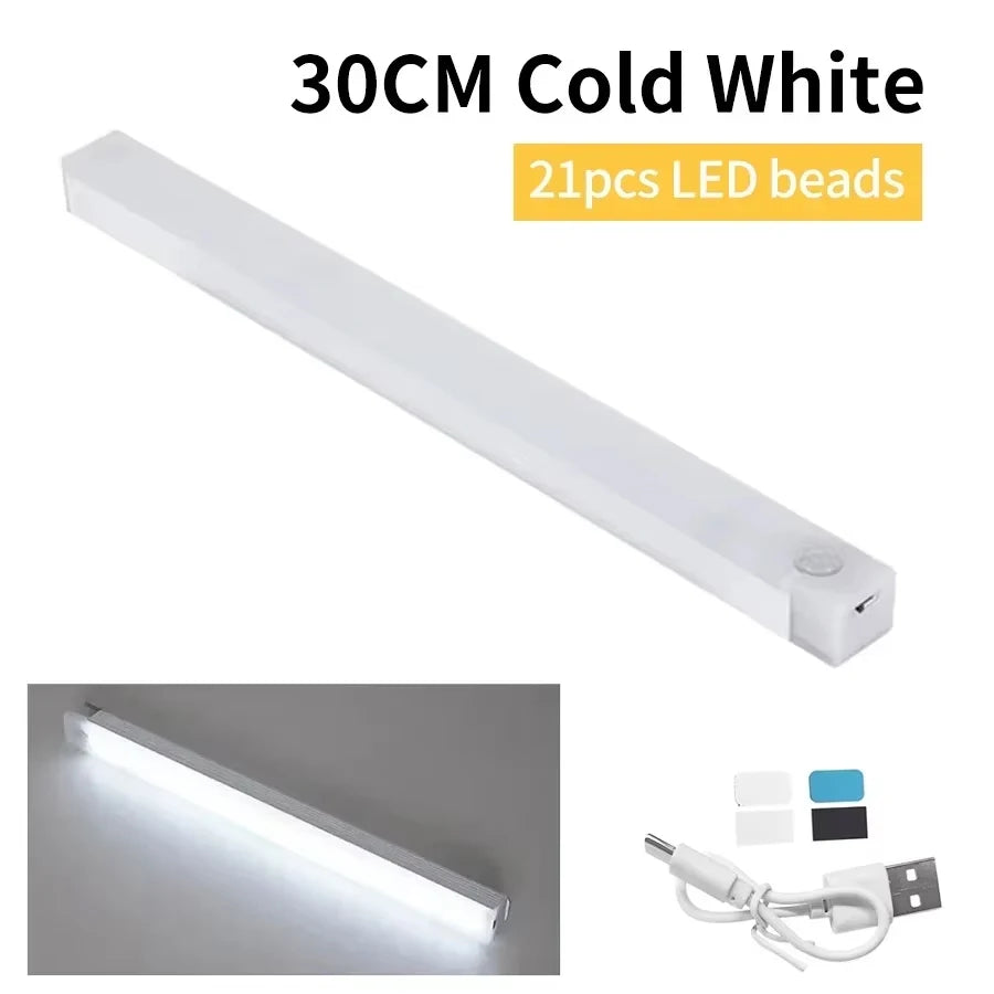 lampe led rechargeable aimantée détecteur mouvement 10cm 20cm 30cm 50cm moderne minimaliste