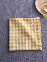 serviettes table coton carreaux rouge blanc bleu marron jaune classiques réutilisables maison party banquet