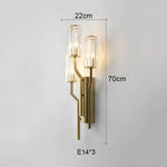 applique murale luxe cristal cuivre moderne éclairage ambiance salon chambre décoration murale dorée