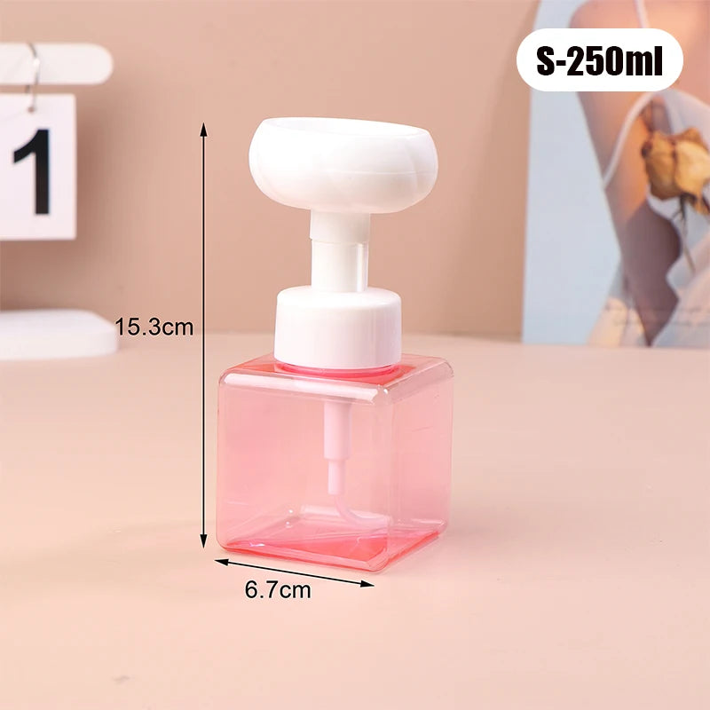 distributeur savon liquide mousse moderne blanc vert rose noir transparent