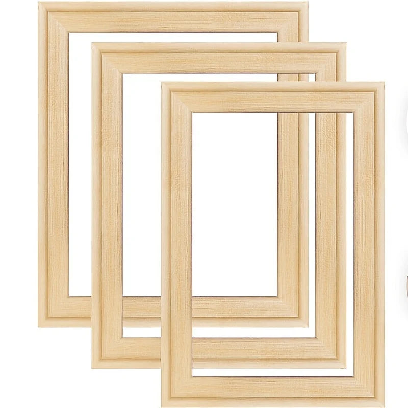 cadres bois naturel classiques minimalistes 20x30cm 30x30cm 30x40cm 40x40cm 40x50cm decoration mur deco maison
