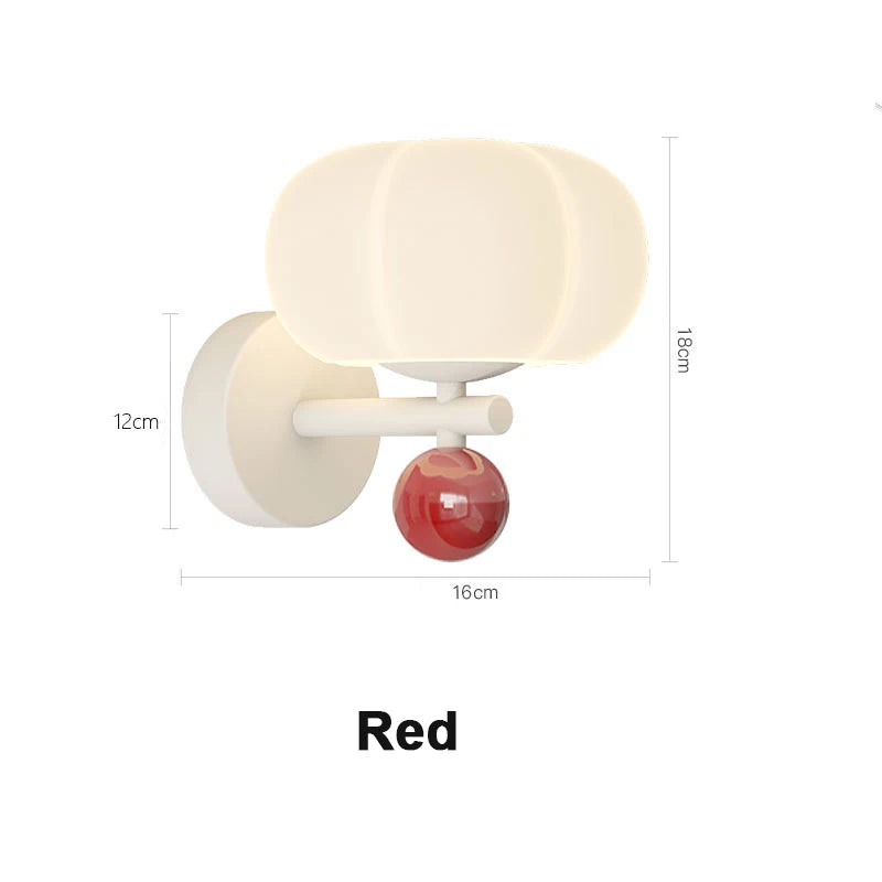 applique murale moderne blanc marron vert rouge éclairage quotidien chambre entrée étude fixée mur