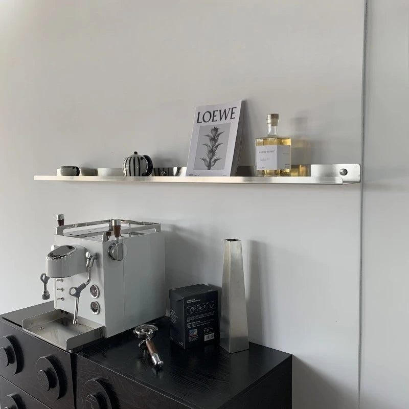 présentoir mural moderne machine blanc support vis fixé tasse tamper