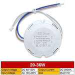 contrôleur led driver alimentation 12v 24v 36v blanc moderne 66x21mm 71x15mm