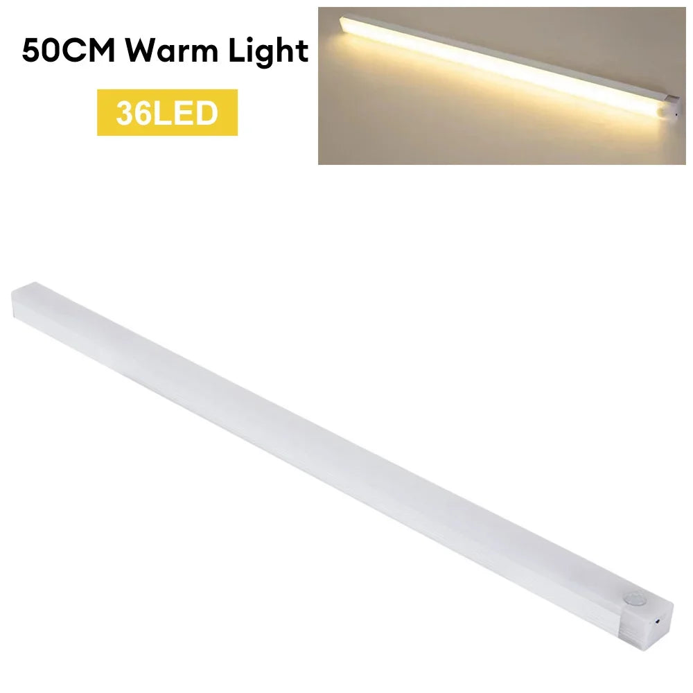lampe led rechargeable détecteur mouvement blanc moderne 20cm 30cm 50cm type