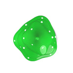 décoration noël arbre vert moderne points blancs base plate plastique